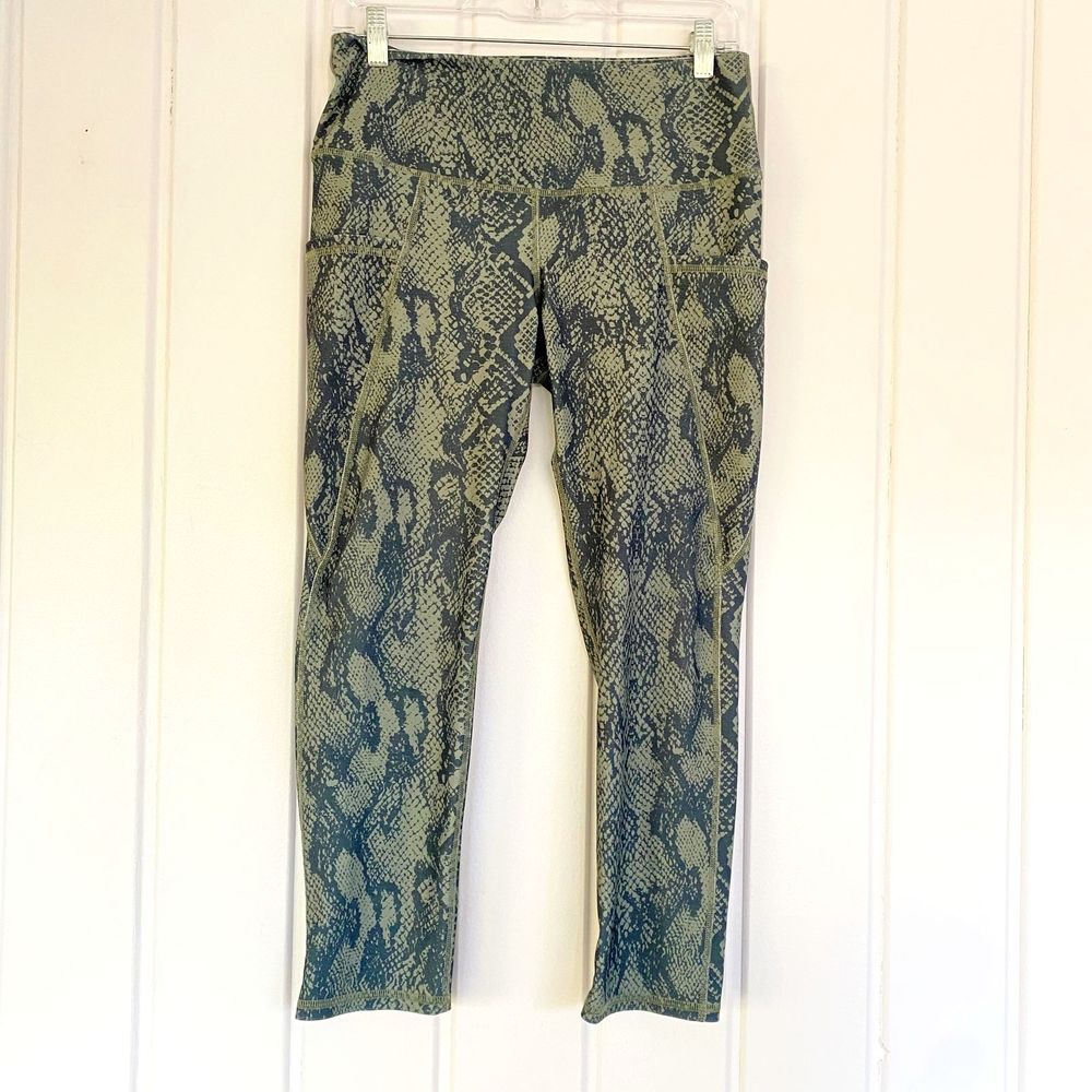 Noli Active Python Workout Leggings Crop Large